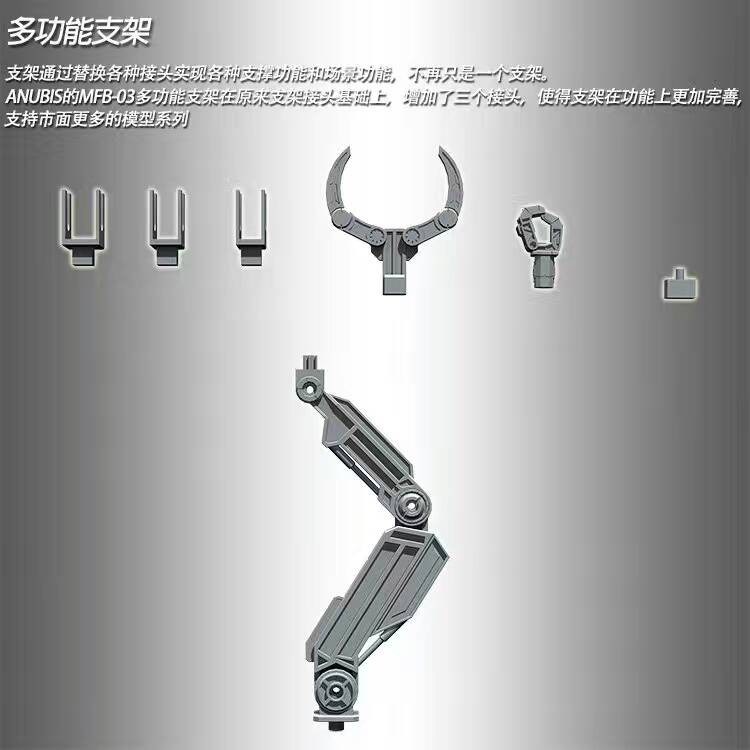 Đế giá đỡ mô hình 2 dạng Action Base & khiên Shield cho RG HG MG Figure - ANUBIS model