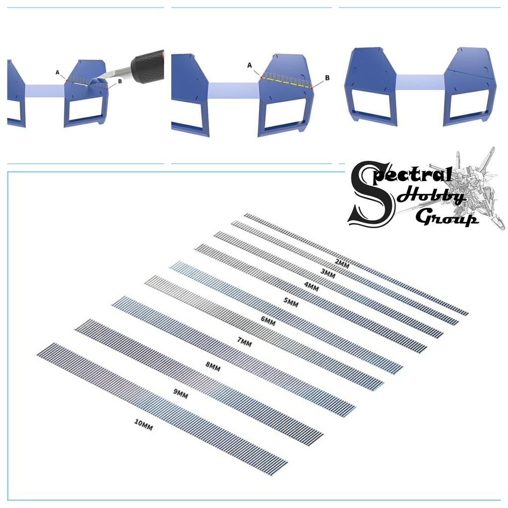 Băng dính cứng DSPIAE kẻ line có vạch chia Hard Edge Tape Ruler Masking 30m