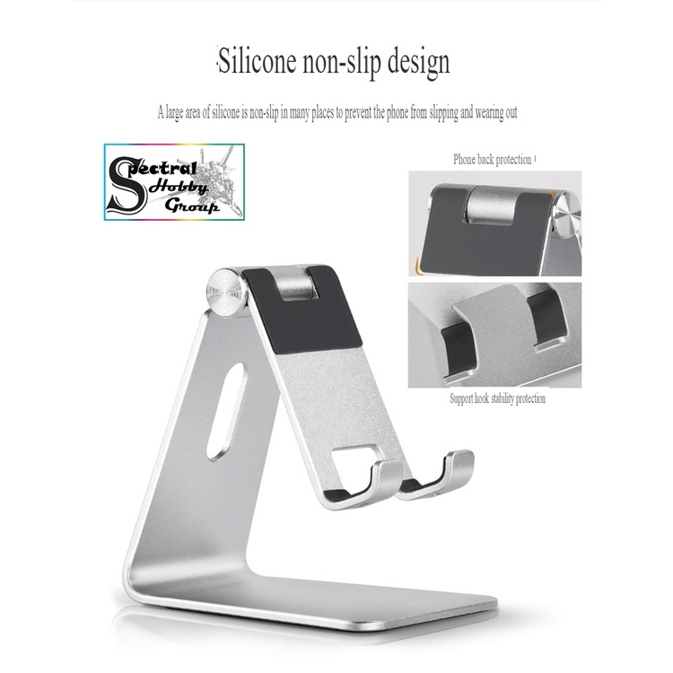 Giá Đỡ Điện Thoại Máy Tính Bảng Kim Loại Nguyên Khối K3 cực chất chắc chắn - KAERSI - phone tablet stand adjustable