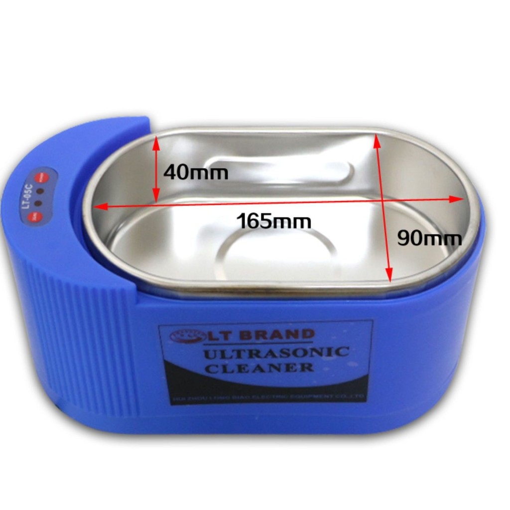 Máy tẩy rửa làm sạch đồ phụ kiện tẩy sơn Mini LT05C 008 009 Ultrasonic Cleaner Machine Glass Jewel