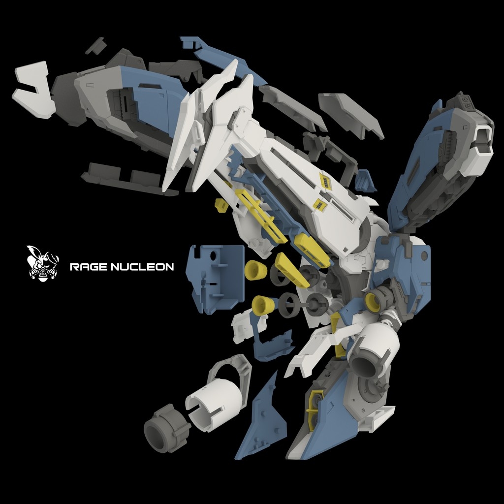 Phụ kiện Mô hình lắp ghép High Mobility Back Pack BC T01 T02 cho MG Hi nu / Nu RX93 ver ka