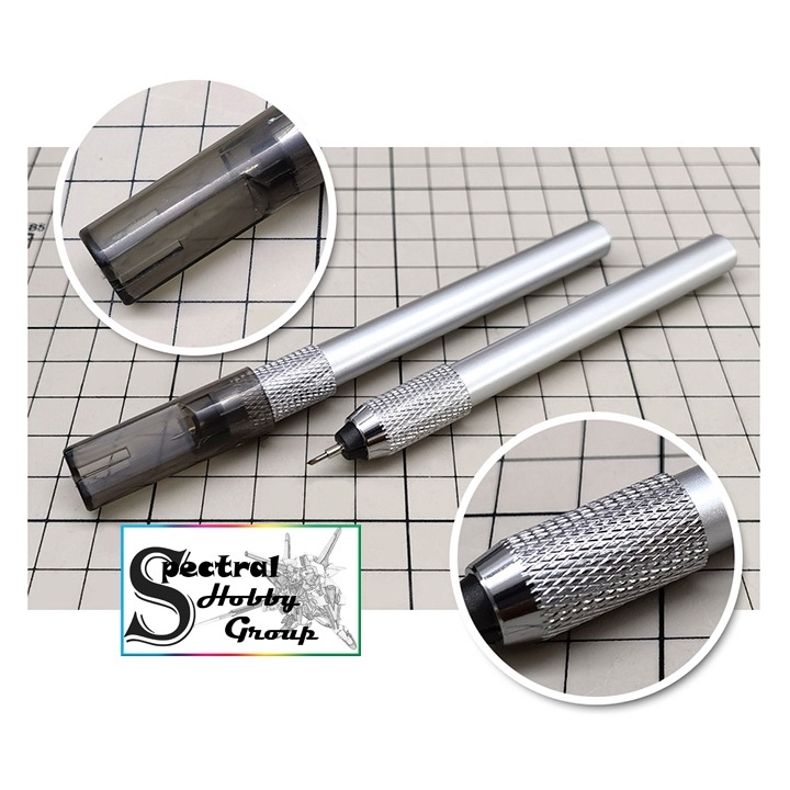 Dụng cụ dao mô hình kĩ thuật MS052 lưỡi bút cắt masking tungsten steel thin blade 45°/60° pen sharpener