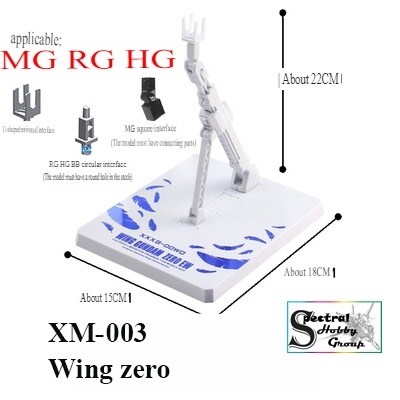 Giá đế đỡ Action Base MB gundam Wing Deathscythe Altron Nataku Sandrock series The Wind MG HG RG SD