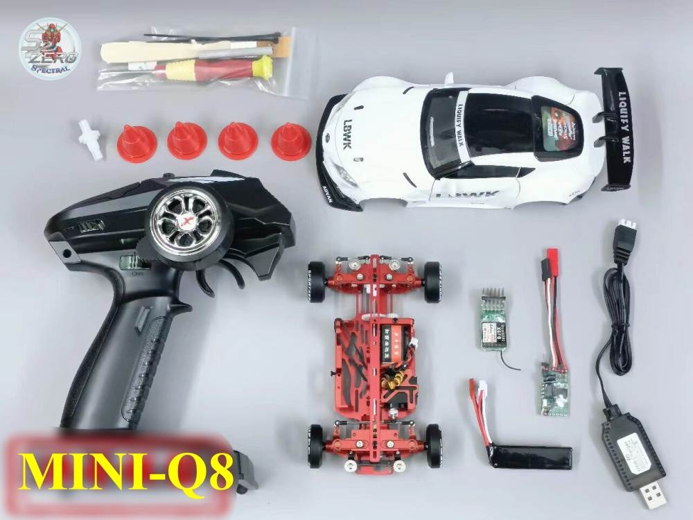 Ô tô điều khiển RC Car Drift 1/28 Mini-Q8 4WD RC Electric Model Racing RTR