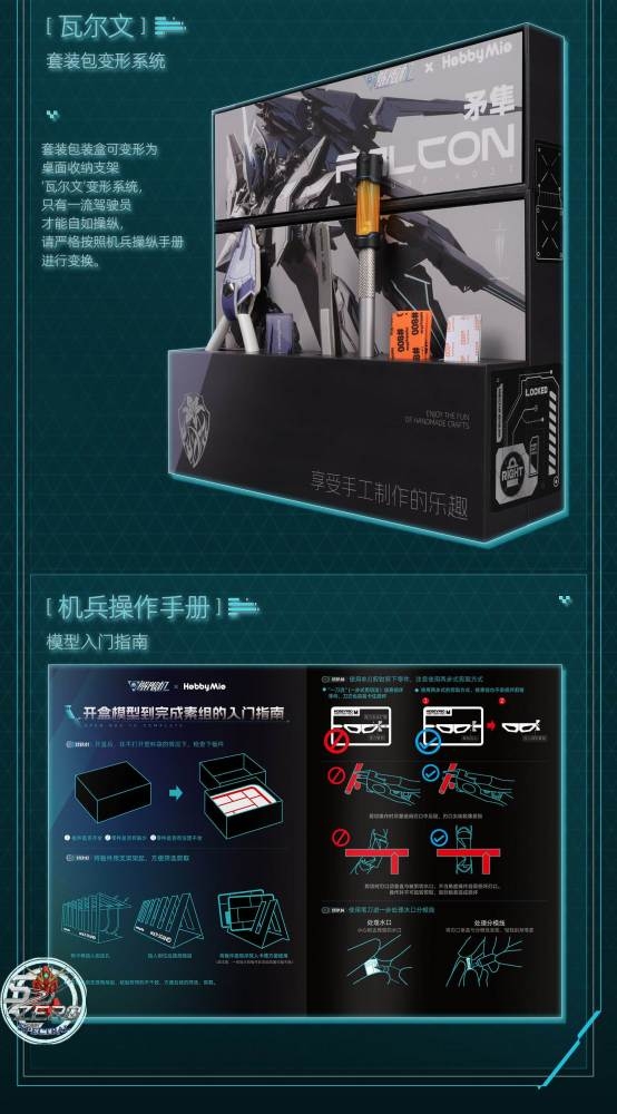 Bộ dụng cụ cao cấp Hobby Mio x Mecha BREAK FALCON Premium Tool Kit For Modeling