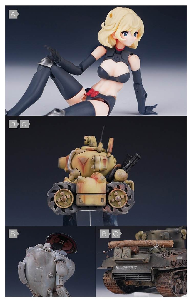 Màu tạo hiệu ứng tông màu da, bụi, bong tróc cháy Hobby Mio Weathering Set mecha  girl coloring