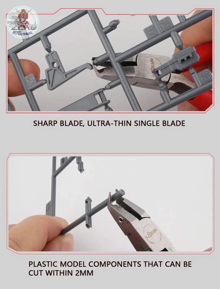 Kìm cong 1 lưỡi mỏng 45 độ USTAR UA91590 Cutter Single Edge Curved Pliers