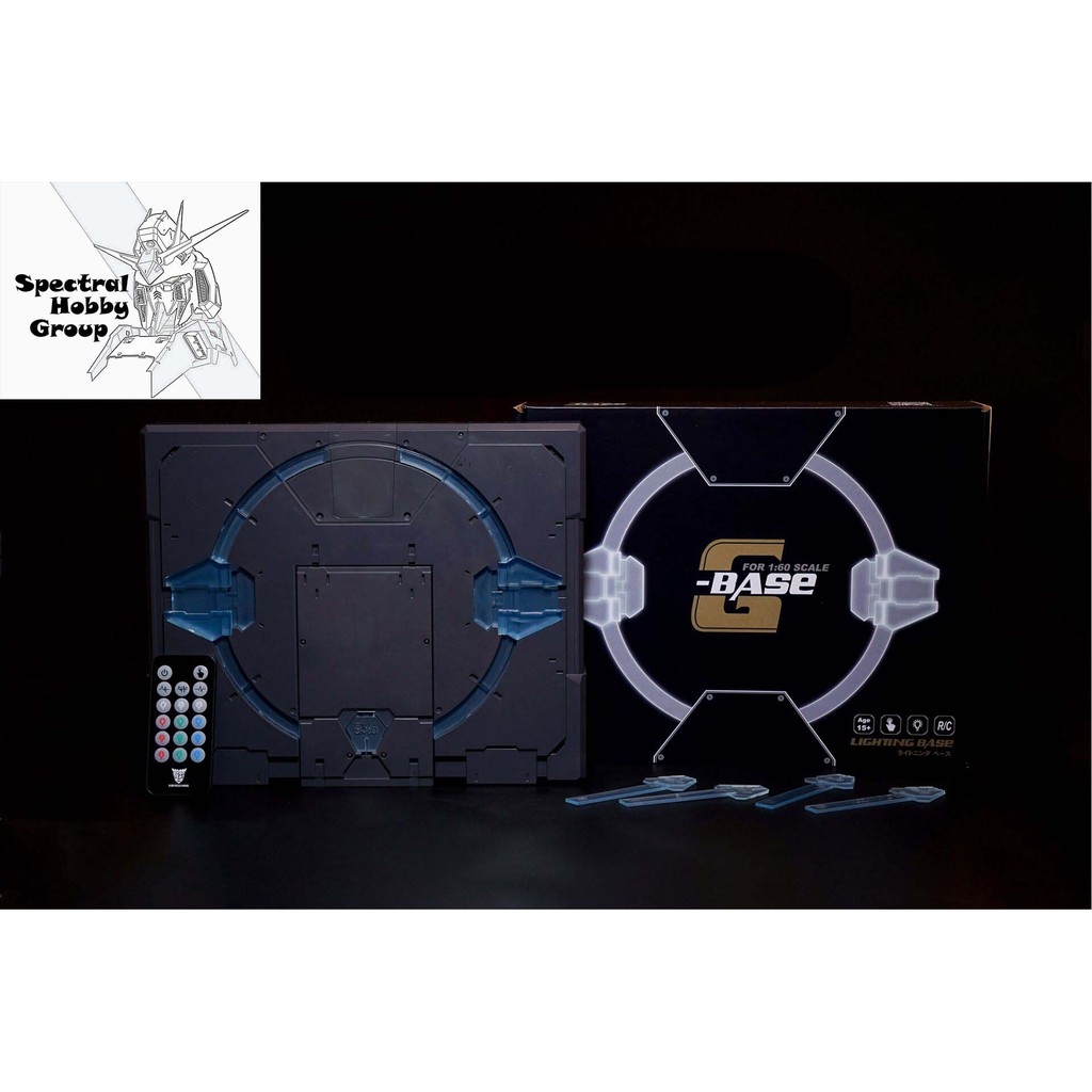 Đế Action base PG 1/60 MG 1/00 HG 1/144 Led Remote đổi màu Exia Gundam