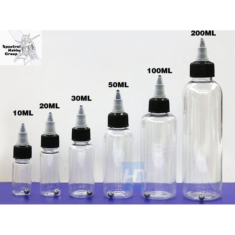 Lọ đựng pha sơn mô hình set 5 lọ Spare Bottle model paint - MIO