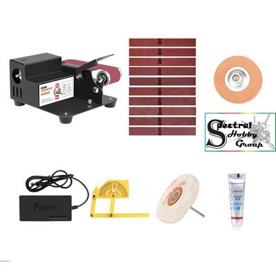 Dụng cụ Máy khoan đánh bóng mài dây dai đa năng để bàn Micro Abrasive Belt Manchine SDJ775