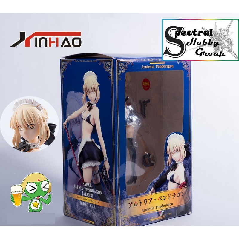 Mô hình tĩnh Figure FGO Rider Altria Saber Alter Pendragon 1/7 Summer Rider mode black maid Fate - Xinhao