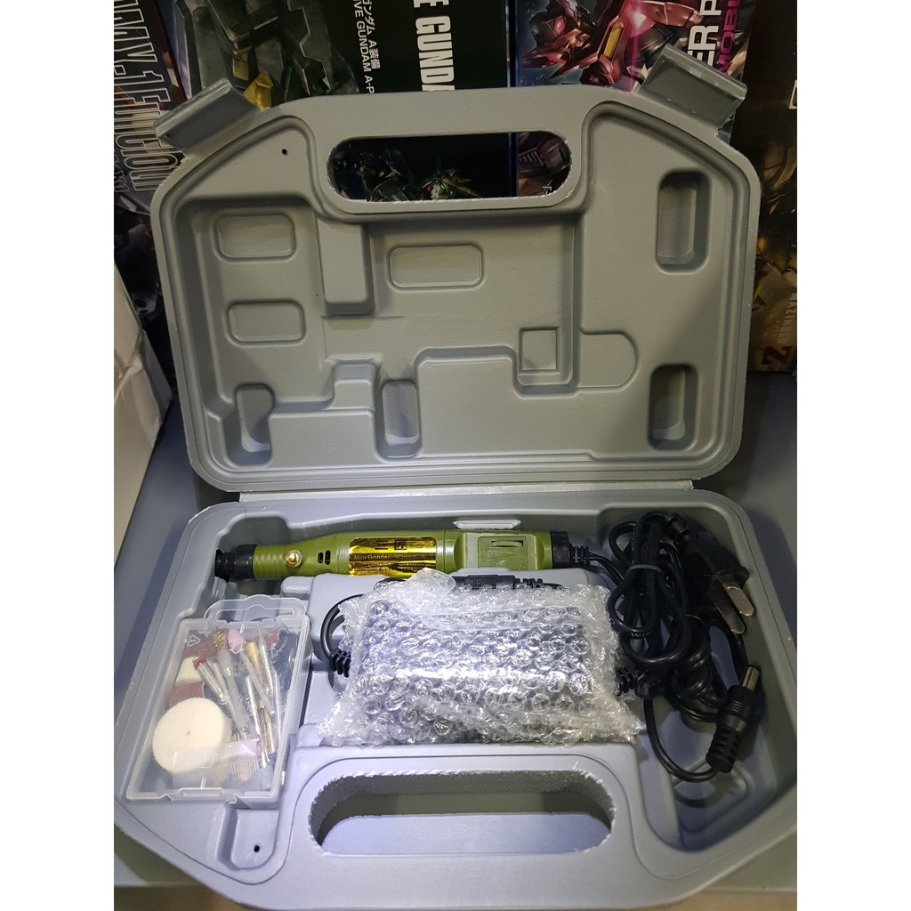 Dụng cụ mô hình máy mài khoan mini cầm tay đa năng