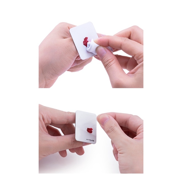 Dụng cụ sơn vẽ cọ mô hinh bảng màu ngón tay từ tính Galaxy Finger Palette Coloring T12A09