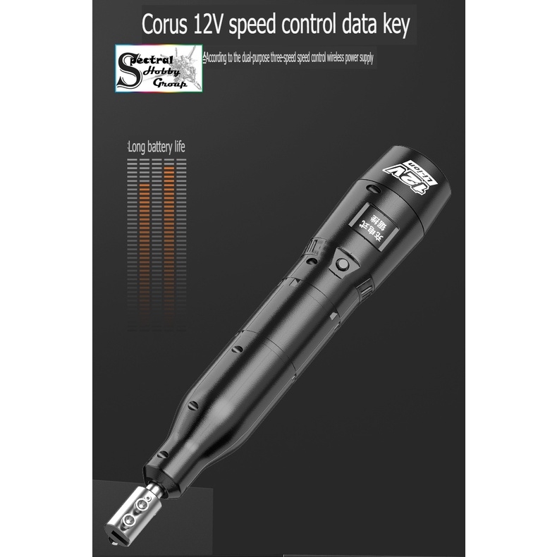 Dụng cụ Komax máy mài cưa dọc thẳng cầm tay 3 tốc 12v 60W Electric file steel grinding iron saw blade one hand