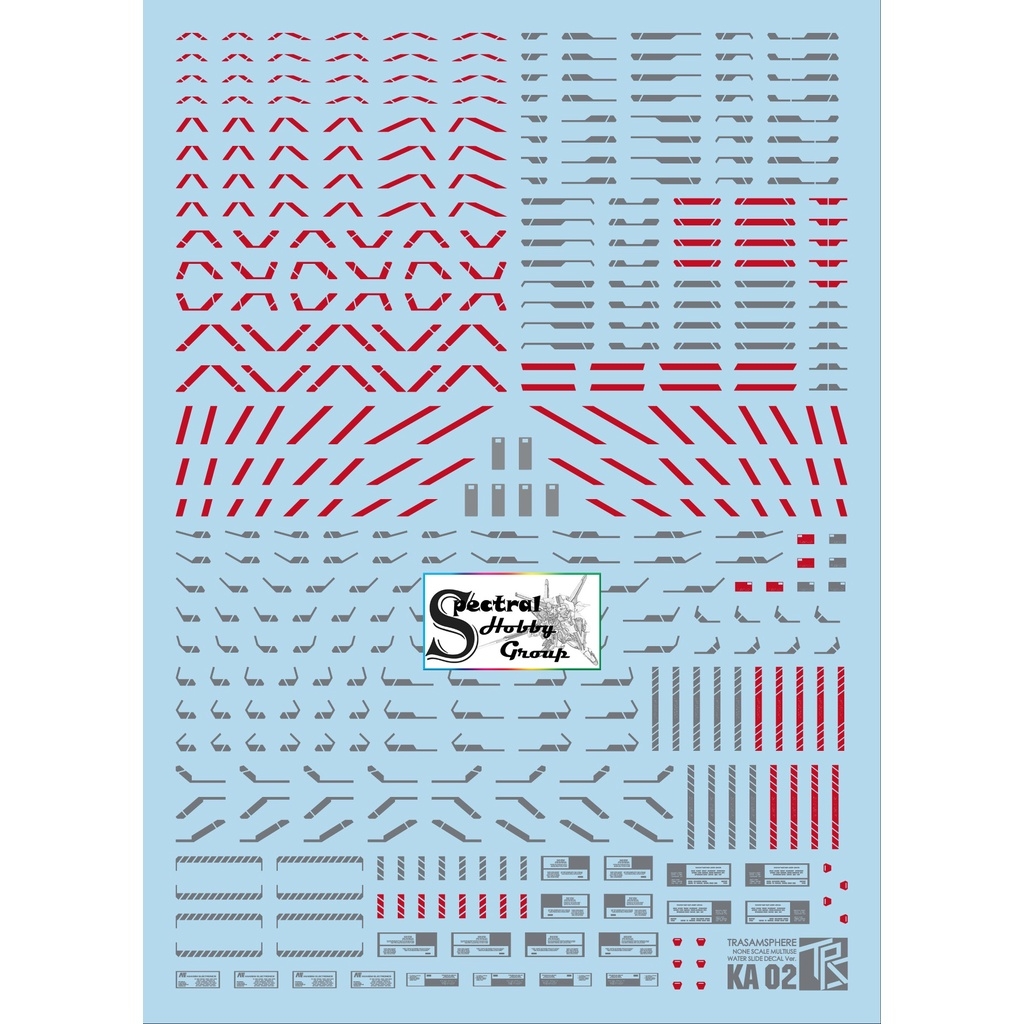 Decal nước dán mô hình TRS KA edition MG HG RG General Warning Caution number Logo Details series