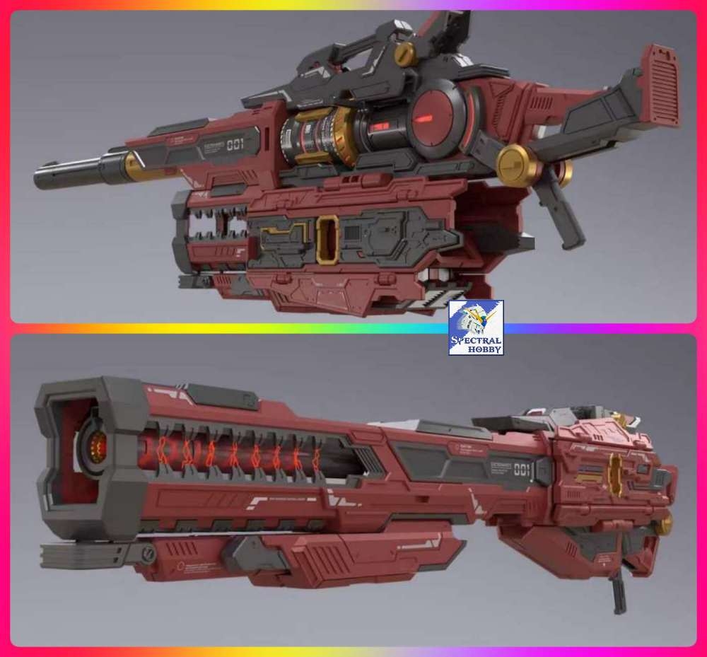 Phụ kiện Heavy Electromagnetic Raigun 1/100 1/144 1/72 mega hyper bazooka launcher nu hinu