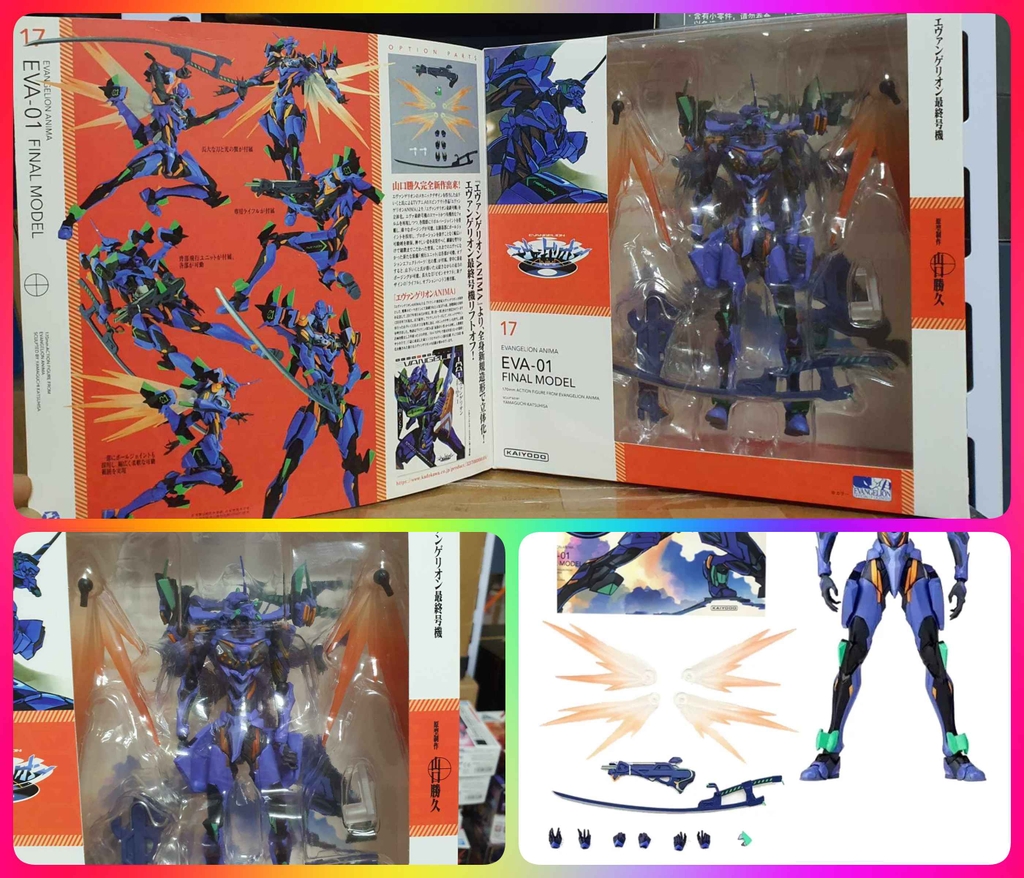 Mô hình Action Figure Revoltech EVA Evolution EVANGELION ANIMA EVA-01 EVA01 MAF