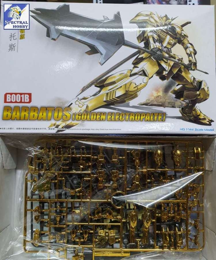 Mô hình lắp ráp HG 1/144 Gundam Barbatos Gold Plated B001B GaoGao Model