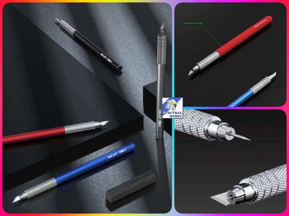 Dao kĩ thuật mô hình GALAXY lightweight wide mouth engraving pen knife metal