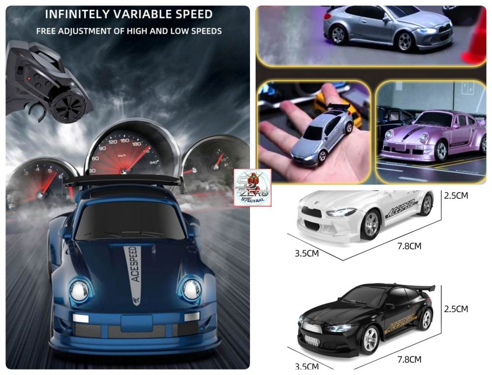 Ô tô điều khiển RC Drift Car 1:64 mini racing 2.4G 4WD - FAYEE Model