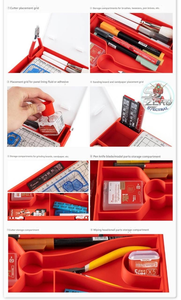 Hộp đựng dụng cụ bàn làm việc 𝑷𝒐𝒓𝒕𝒂𝒃𝒍𝒆 𝑾𝒐𝒓𝒌𝒃𝒆𝒏𝒄𝒉 𝑻𝒐𝒐𝒍 𝑺𝒕𝒐𝒓𝒂𝒈𝒆 𝑩𝒐𝒙 - Hobby Mio