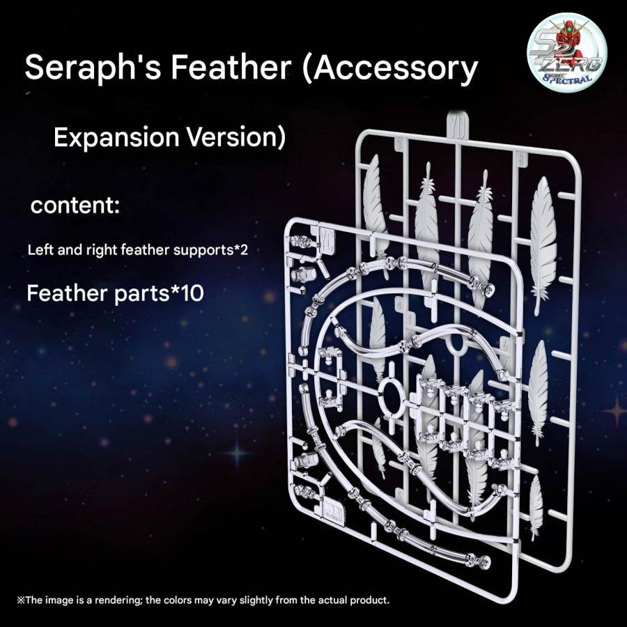 Đế giá đỡ Action base + SERAPHIM FEATHER Effect cho Wing Zero MG MGSD HG RG - DDB model