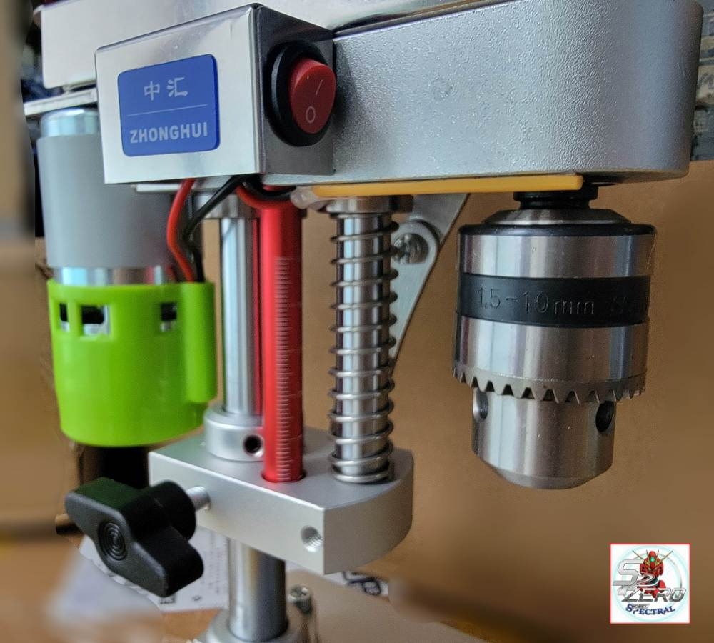 Máy khoan dọc JM802-795 Deluxe để bàn Table Mini Drill Press Wood Drilling PCB Punching