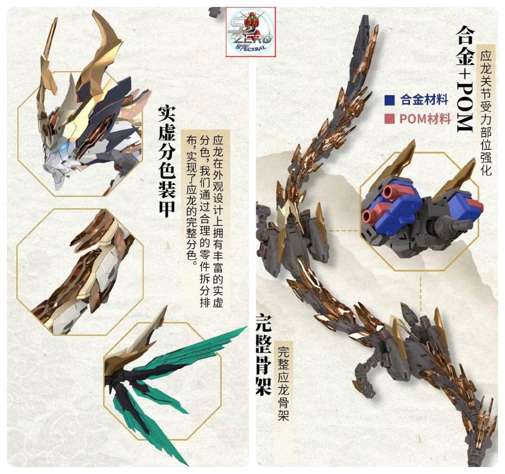 Mô hình lắp ráp GS-TOYS EMP-01 Yuanling Huangdi & MC-01 Yinglong Nguyên Linh Hoàng Đế