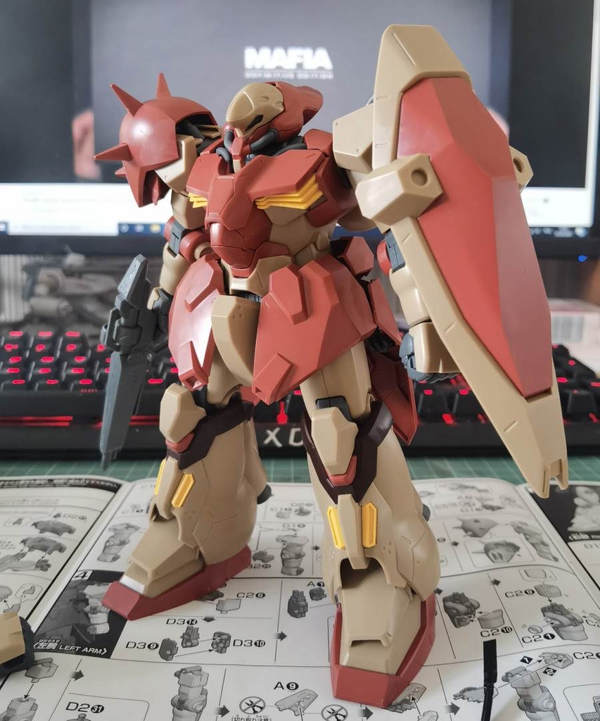 Mô hình lắp ráp HG 1/144 MESSER TYPE F01 - Huaxia
