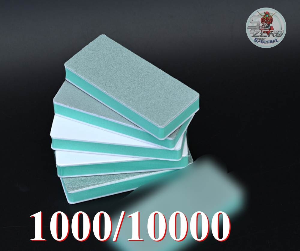 Bộ 5 Nhám xốp khối đánh bóng bọt biển EVA siêu mịn 1000-10000 Sand block Polishing sponge 2 4 mặt