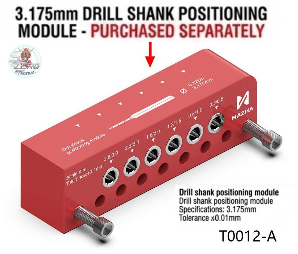 Dụng cụ hỗ trợ khoan định tâm chính xác, chống gãy rung mũi khoan Round Rod Vertical Drill MAZHA T0012