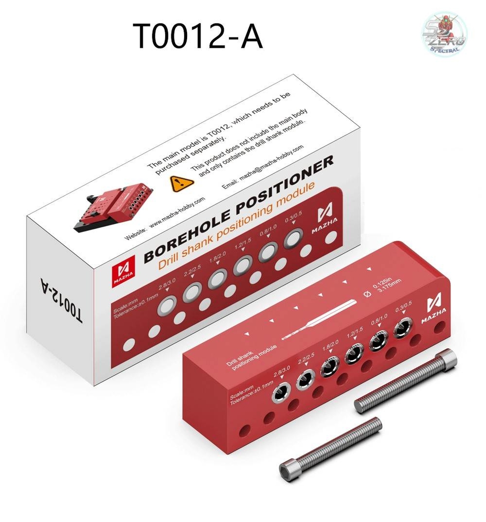 Dụng cụ hỗ trợ khoan định tâm chính xác, chống gãy rung mũi khoan Round Rod Vertical Drill MAZHA T0012