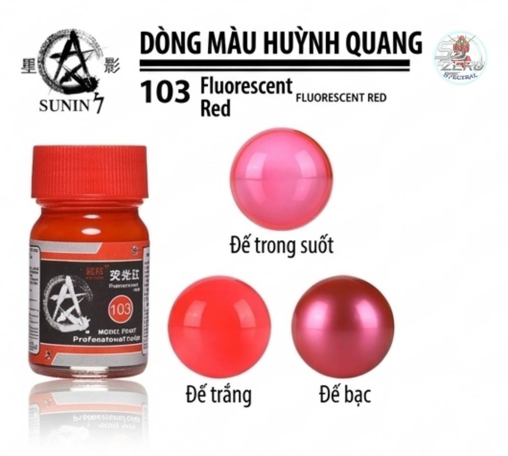 Sơn Sunin Huỳnh Quang Fluorescent Color S101-S108