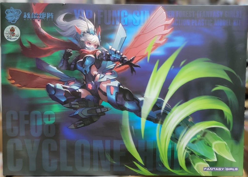 Mô hình lắp ráp 1/12 CF08 Cyclone Hurricane Hopper Nuke Matrix Cyber forest Fantasy Girl