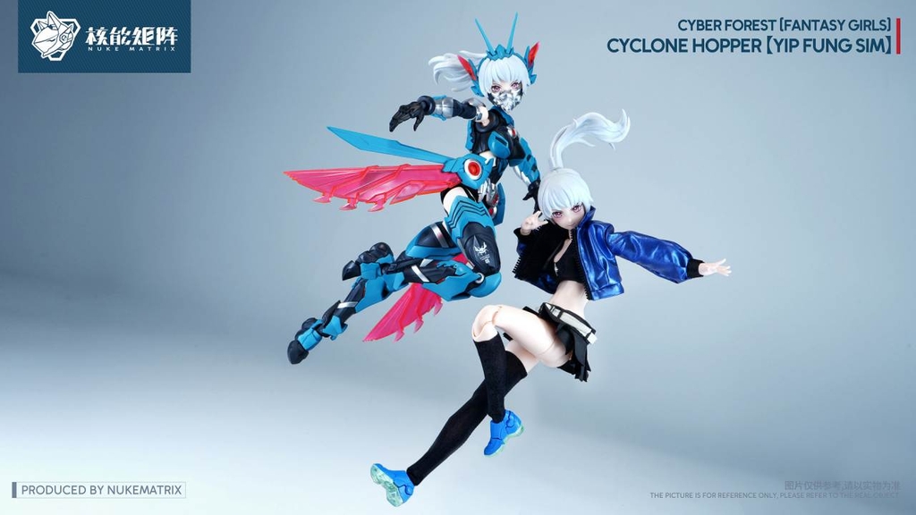 Mô hình lắp ráp 1/12 CF08 Cyclone Hurricane Hopper Nuke Matrix Cyber forest Fantasy Girl