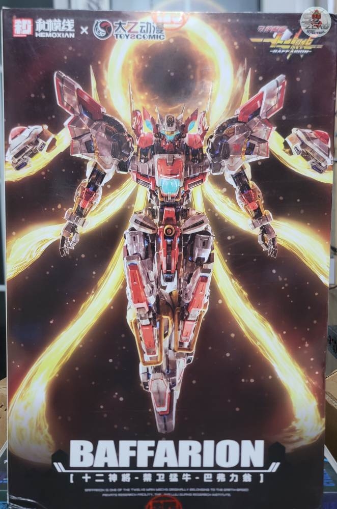 Mô hình lắp ráp 1/100 Zodiac Royal Guardian Baffarion Bull Machine Hemoxian x Toyscomic