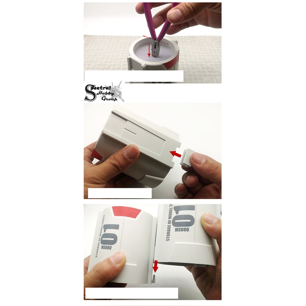 Dụng cụ cốc để đựng bảo vệ kìm chống gỉ anti rust box MS080 hobby tool