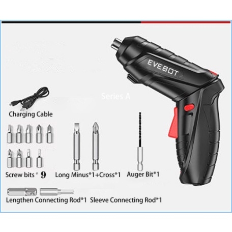 Máy khoan bắt vặn vít đa năng cầm tay 4.2V Electric screwdriver rechargeable mini hand drill Komax