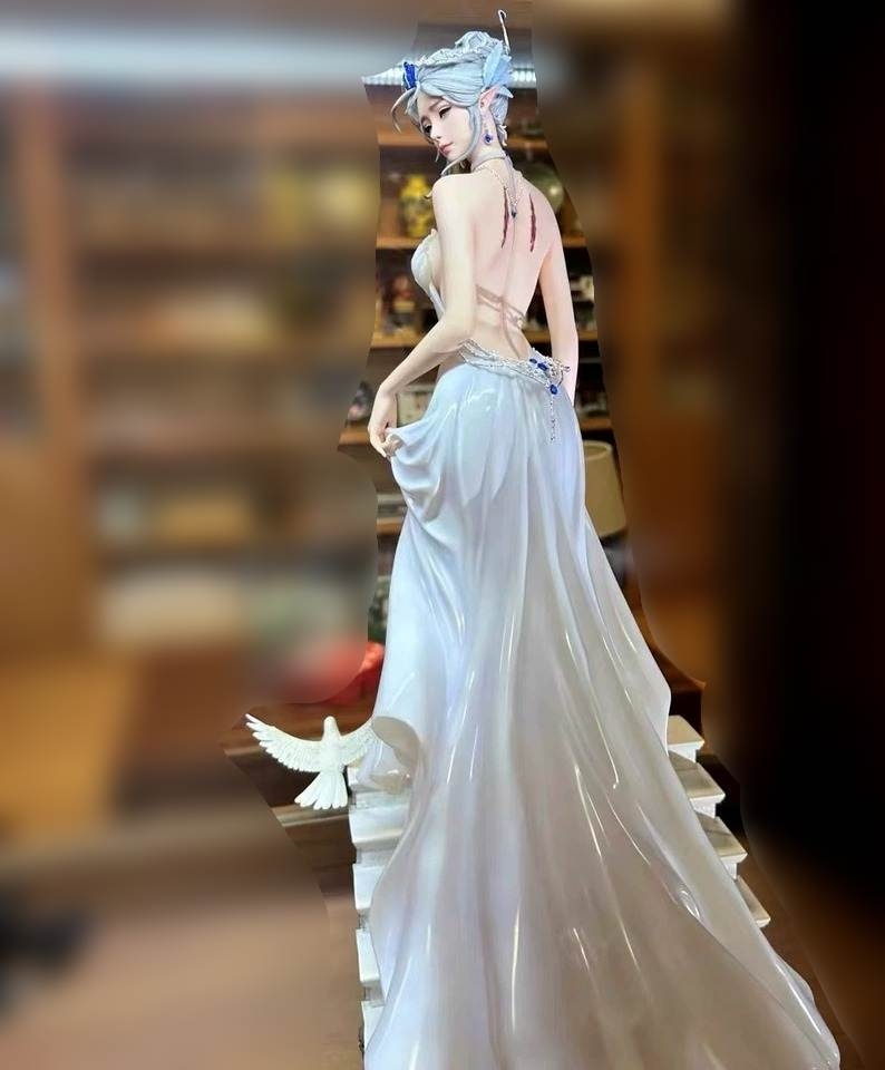 Mô hình Figure Ghost Blade Ice Princess Elf Yan Onito Kaikinen Anime Girl 38-58cm High Quality