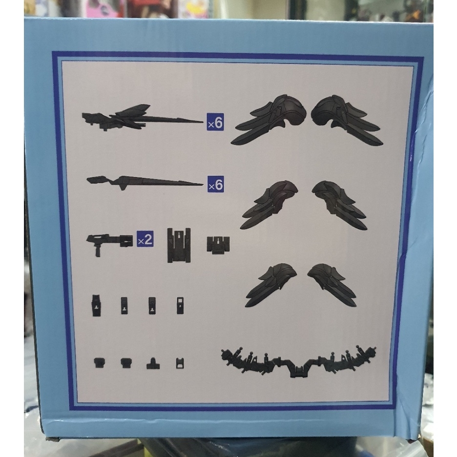 Phụ kiện lắp ráp MG 1/100 HIRM Snow White Wing Zero Pack Wing cannon (sp không kèm gundam)