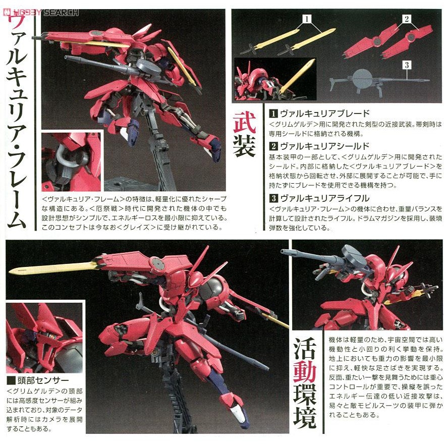 Mô hình lắp ráp HG IBO 1/144 Grimgerde - gundam bandai