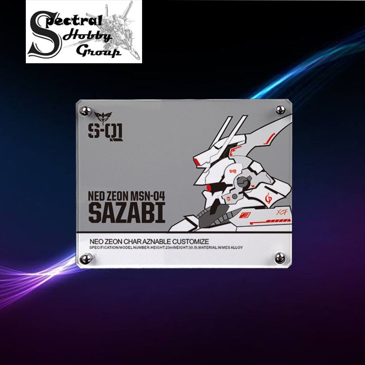 Phụ kiện giá đỡ đế base mica cho RG HG MG Sazabi gundam action base