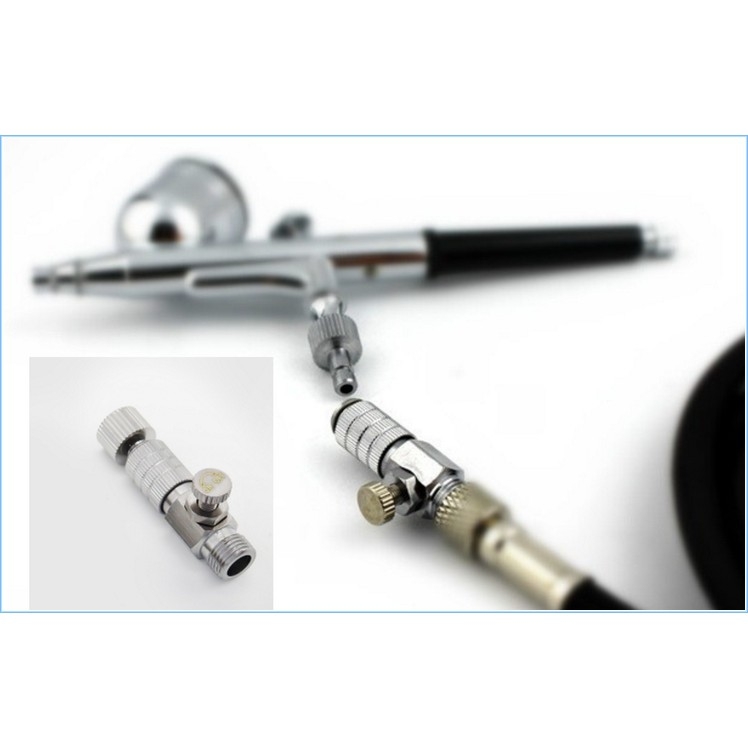 Dụng cụ mô hình bộ tháo rút bút sơn thay nhanh airbrush quick plug connector UA90051