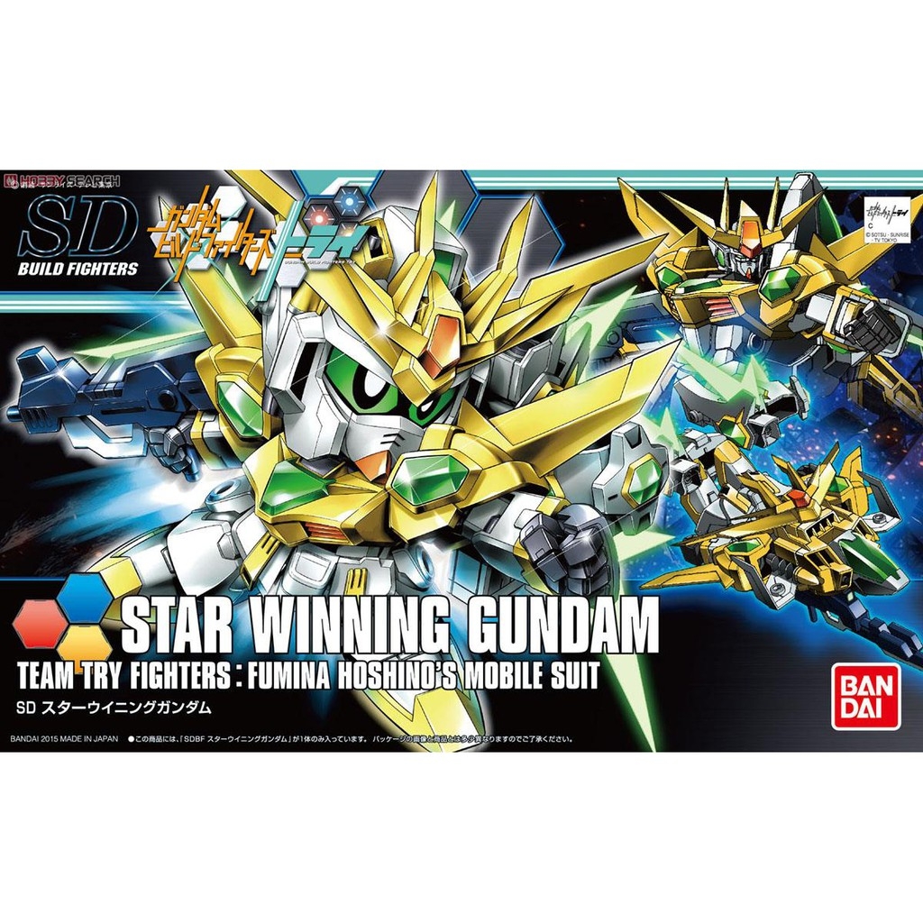 Mô hình lắp ráp SD Star Winning Gundam SDBF HGBF - Bandai