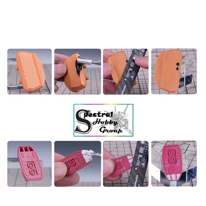 Dụng cụ Putty Hobby Mio trám sửa mô hình Filling Soil with Fine Density, High-Density, Quick-drying