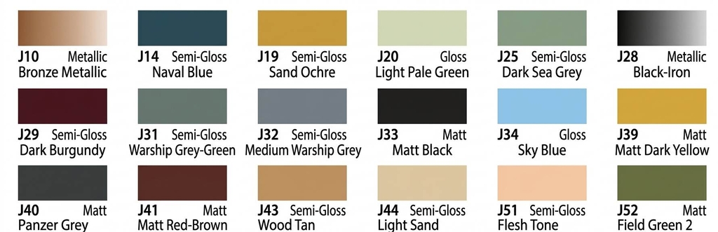Sơn SUNIN màu quân sự Military Color J series paint lacquer