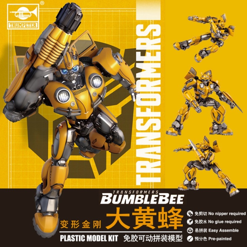 Mô hình lắp ráp Transformer Transformers Bumblebee Trumpeter