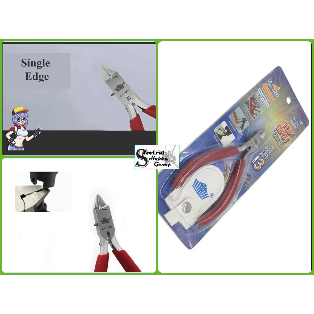Dụng cụ kìm cắt mô hình TOF1901 - 1904 ultra thin single blade godhand quality SPN120 Tool hobby