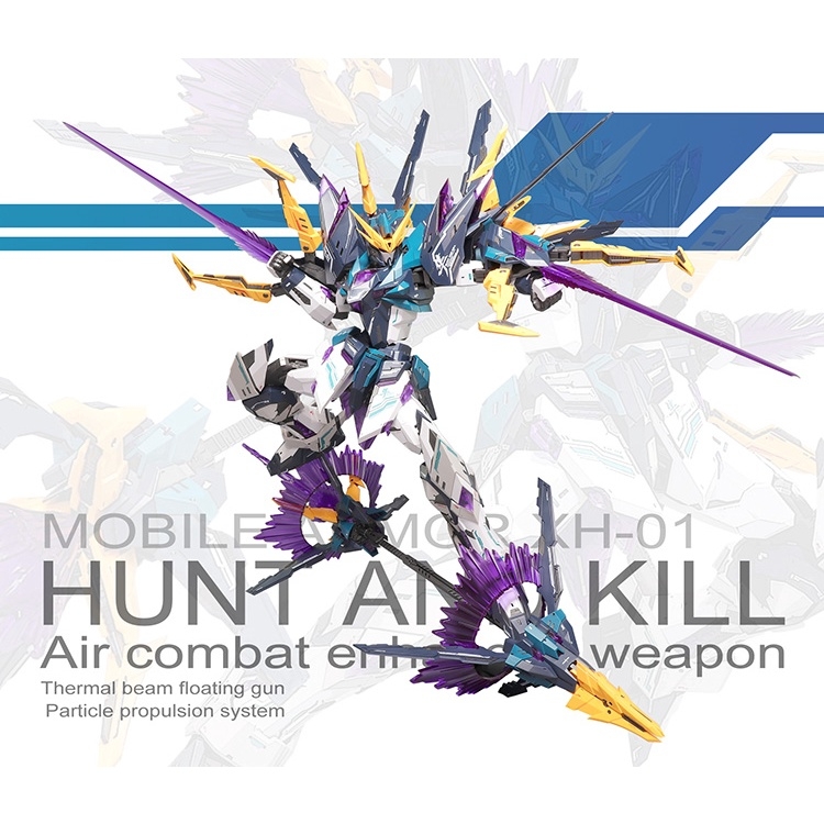 Mô hình lắp ráp MG 1/100 Hunter Hunt kill Air Combat enhanced weapon XH01 Supernova (kèm Decal/Base/Effect)