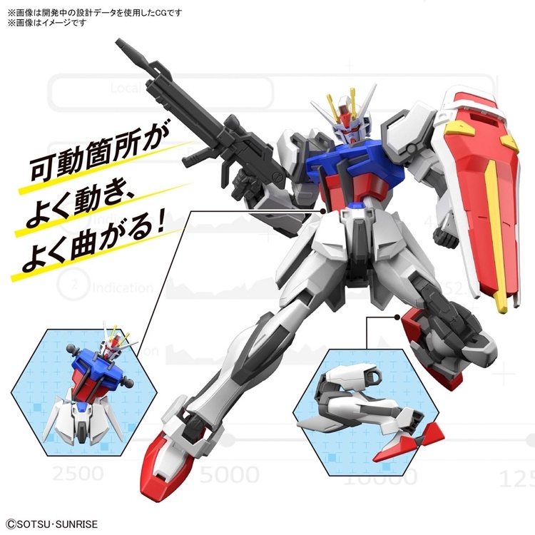 Mô hình lắp ráp EG 1/144 Strike Gundam GAT-X105 Entry Grade Bandai